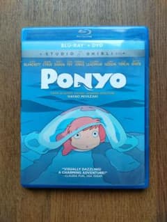 [North American Version] Ponyo on the Cliff by the Sea (Studio Ghibli Film) Blu-ray