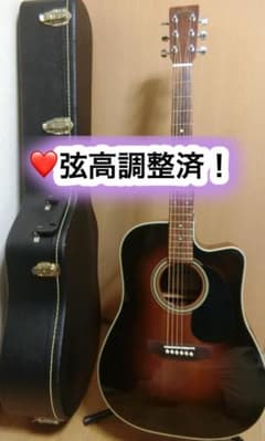 ❤️弦高調整済！シグマ DRC-1STE SB　エレアコ＋ハードケース　希少！ ❤️弦高調整済！シグマ DRC-1STE SB エレアコ＋ハードケース 希少