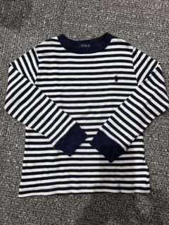 POLO RALPH LAUREN ボーダー 長袖カットソー 4 ワッフルニットのサムネイル