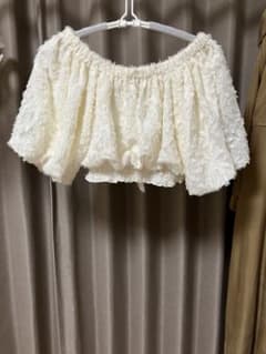 GRL 4Way 花柄バルーンスリーブショートブラウス フリーサイズのサムネイル