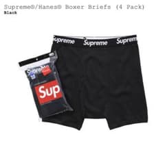 シュプリーム　ヘインズ  ボクサーパンツ S 1枚　ステッカー1枚付のサムネイル