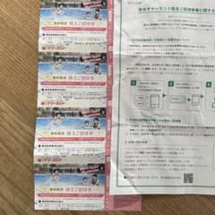 サマーランド　チケット　4枚のサムネイル