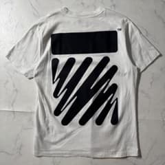 美品】オフホワイト Tシャツ マーカー アロー Wave Diag Print - メルカリ