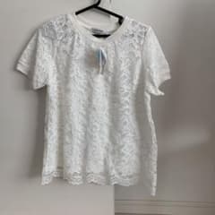 グローバルワーク Tシャツ レース ホワイトのサムネイル