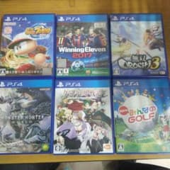 PS4 소프트 6 개 세트 정리 판매