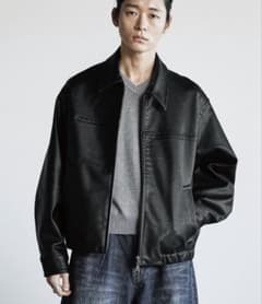あ*お様 ARTIFICIAL GRAIN ZIP BLOUSONのサムネイル