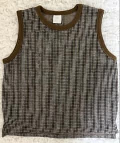 ZARA kids チェック柄 ベストのサムネイル
