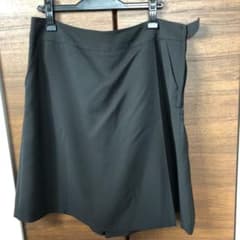 事務服　大きいサイズ　１９号　キュロット　スカート　黒のサムネイル