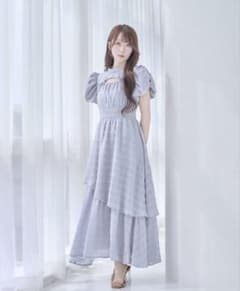 美品】 Rose Muse jacquard check dress - メルカリ