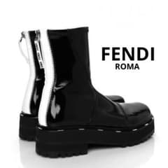 FENDI パテントレザー 厚底 ブーツのサムネイル