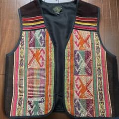 ARTESANIA CORAL アルパカウール ベスト Lサイズのサムネイル
