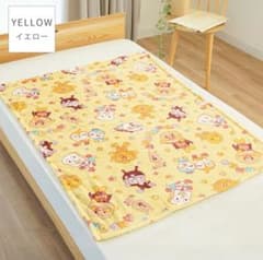 【新品未使用】アンパンマンブランケット　イエロー 子ども用毛布 85×115cmのサムネイル