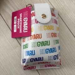 モーリー限定　KOGYARU スマートフォンポーチ　コギャルロゴ柄のサムネイル