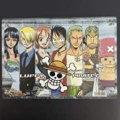 【当時物・レア】ワンピース ONE PIECE 下敷き 麦わらの一味 7人のサムネイル