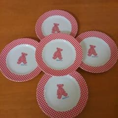 ミキハウスケーキ皿５枚のサムネイル