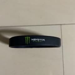 Monster Energy ラバーリストバンド ブラック - メルカリ
