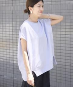 IENA コットンストレッチNEOワイドクループルオーバーのサムネイル
