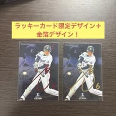 カルビー 2018 プロ野球チップス 源田壮亮 スターカード 赤箔 金箔 2種のサムネイル