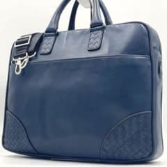 Bottega Veneta Intrecciato Briefcase, 2-way, Rare Model, A4 Size