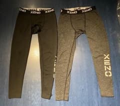 XENO ゼノ トレーニングスパッツ JIN 2着フィジーク12000円　Lのサムネイル