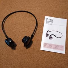 Bluetooth　ワイヤレス骨伝導イヤホン　BH330 BK　geo ゲオのサムネイル
