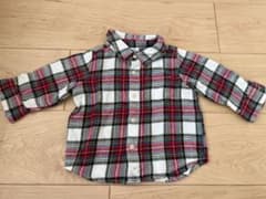 babyGAP 체크 무늬 긴팔 셔츠 80cm 6-12m