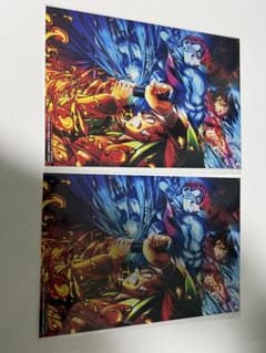 애니메이션 캐릭터 2장 세트 영화 특전 귀멸의 칼날 가마자 탄지로 요시바타