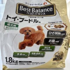 【新品未使用】トイプードル用 ベストバランス 1.8kg 期限2027.2のサムネイル