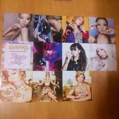 倖田來未　ジャケットサイズステッカー　11枚セットのサムネイル