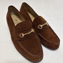 【美品】KENFORD ビットローファー 茶 スエード 24.5のサムネイル