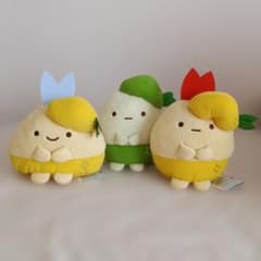 すみっコぐらし レモン＆ライムハットころっとぬいぐるみ 3種セット