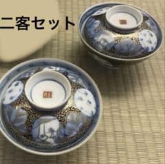 骨董 伊万里焼 蓋付 ご飯茶碗 2客セット - メルカリ