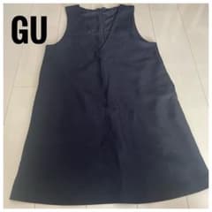 GU ノースリーブ ワンピース ブラックＬのサムネイル