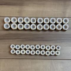 未使用エアコン用フレアナット20セット キャップ付 2分3分 3/8 1/4 G