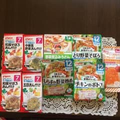 離乳食 ベビーフード 7ヶ月 12ヶ月 1歳 ピジョン キューピー グリコのサムネイル