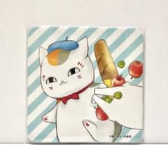 나츠메 친구장 냥코 선생님 20주년 카페 원작 그림 코스터 참신 특전