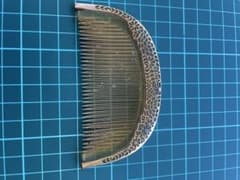 透かし彫り 花柄装飾 櫛 かんざしのサムネイル
