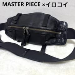 希少】イロコイ・マスターピース コラボ ボディバッグ レザー ブラック 