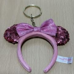 東京ディズニーリゾート カチューシャ キーチェーン ピンクのサムネイル