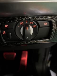 BMW X5 E70 X6 E71 用カーボンヘッドライトスイッチフレームのサムネイル
