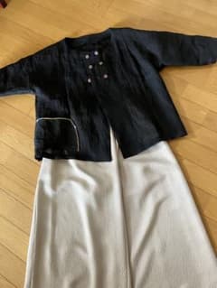 着物リメイク〜本麻のジャケットのサムネイル