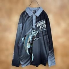 マングローブ ジャックス フィッシングシャツ 釣り魚 Lサイズ速乾性
