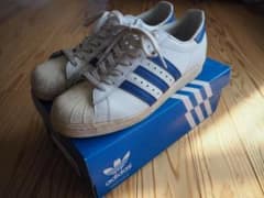 adidas superstar SS90s 27.5㎝ white×blueのサムネイル