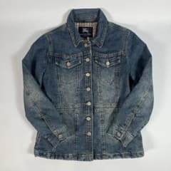 BURBERRY LONDON デニムジャケット ノバチェック キルティング L