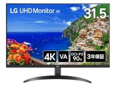 LG 4K モニター UHD 31.5インチ 32UR550K-B 10.7億色のサムネイル
