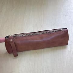 新品　ペンケース　ブラウン　筆箱のサムネイル