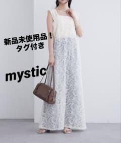 新品未使用】mystic ミスティック レースタンクワンピース アイボリー 