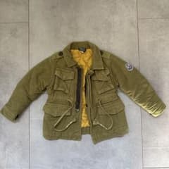 BRIC BRAC ミリタリージャケット カーキ キルティング　90〜95cmのサムネイル
