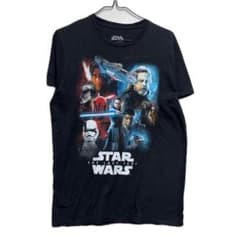 STAR WARS 라스트 제다이 영화 T셔츠 블랙 2010년대 맨즈 M