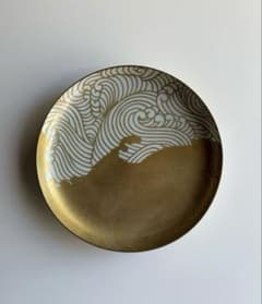 【東哉】京焼・清水焼　皿　波濤 東哉】京焼・清水焼 皿 波濤 - メルカリ